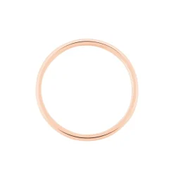 Best Histoire d'Or Alliance Aphroditia Demi Jonc Bombé or rose