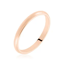 Histoire d'Or Alliance Aphroditia Demi Jonc Bombé* Bijoux Personnalisés|Bagues