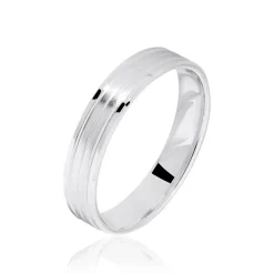 Hot Histoire d'Or Alliance Basile Or Blanc