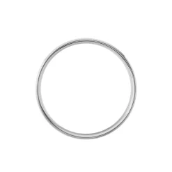 Histoire d'Or Alliance Basile Ruban Plat Or Blanc* Bijoux Personnalisés|Bagues