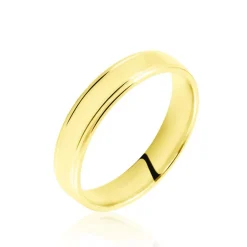 Clearance Histoire d'Or Alliance Beatrice Ruban Plat or jaune