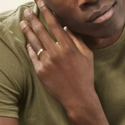 Clearance Histoire d'Or Alliance Beatrice Ruban Plat or jaune