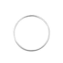 Histoire d'Or Alliance Calista Diamantee Demi Jonc Classique or blanc