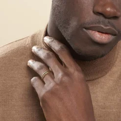 Outlet Histoire d'Or Alliance Camille Ruban Plat or jaune