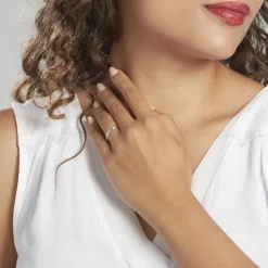 Histoire d'Or Alliance Caroline Sablee Demi Jonc Classique* Bijoux Personnalisés|Bagues