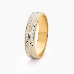 Histoire d'Or Alliance Clarisse Or Bicolore* Bijoux Personnalisés|Bagues