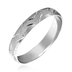 Histoire d'Or Alliance Clotilde Ruban Plat* Bijoux Personnalisés|Bagues