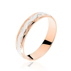 Histoire d'Or Alliance Clotilde Ruban Plat* Bijoux Personnalisés|Bagues