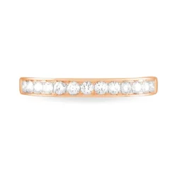 Discount Histoire d'Or Alliance Collection Juliette Or Rose Diamant