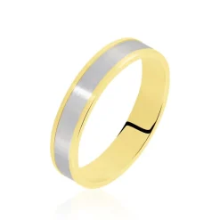 Histoire d'Or Alliance Darko Or Bicolore* Bijoux Personnalisés|Bagues