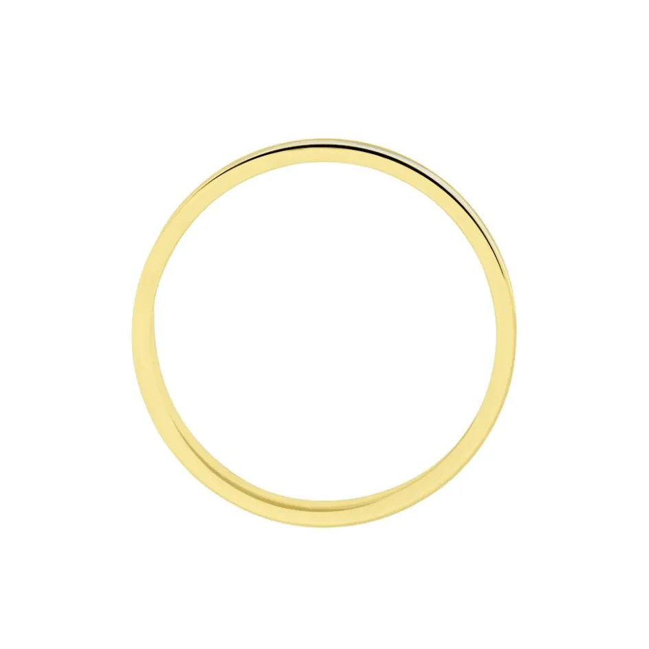 Histoire d'Or Alliance Darko Or Bicolore* Bijoux Personnalisés|Bagues