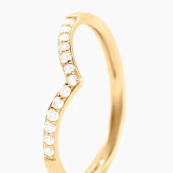 Histoire d'Or Alliance Echo Or Jaune Diamant Synthétique* Bagues|Alliances