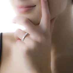 Outlet Histoire d'Or Alliance Eloise or blanc diamant