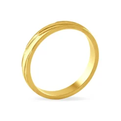 Histoire d'Or Alliance Eros Brossee Ruban Plat Or Jaune* Bijoux Personnalisés|Bagues