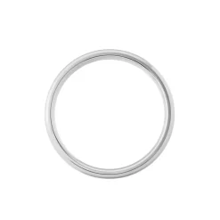 Online Histoire d'Or Alliance Fleur De Peau Demi Jonc Classique Or Blanc