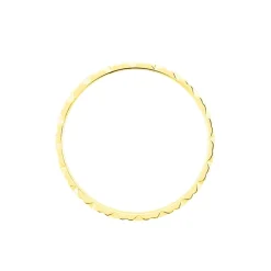 New Histoire d'Or Alliance Fleur Diamantee Ruban Plat or jaune