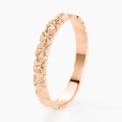 Histoire d'Or Alliance Fleur Diamantee Ruban Plat* Bijoux Personnalisés|Bagues