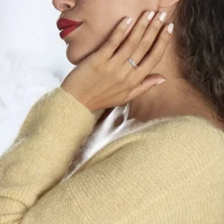 Histoire d'Or Alliance Ginny Ruban Plat Or Blanc* Bijoux Personnalisés|Bagues