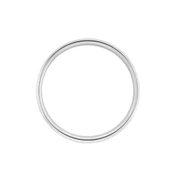 Hot Histoire d'Or Alliance Gontran Ruban Bombé Or Blanc