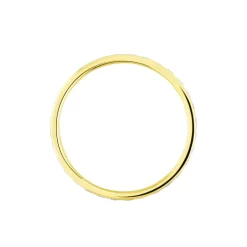 Histoire d'Or Alliance Grain De Folie Diamantee Ruban Plat Or Bicolore* Bijoux Personnalisés|Bagues