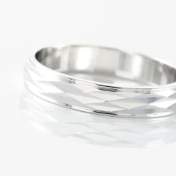 Discount Histoire d'Or Alliance Harmonia Facetee Or Blanc