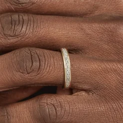 Online Histoire d'Or Alliance Heldea Ruban Plat Or Bicolore