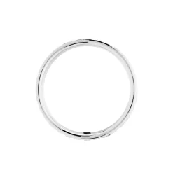 Outlet Histoire d'Or Alliance Herma Ruban Plat Or Blanc