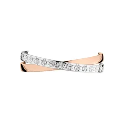 Histoire d'Or Alliance Hermana Ruban Plat Or Bicolore* Bijoux Personnalisés|Bagues