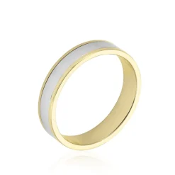 Histoire d'Or Alliance Hevan Ruban Or Bicolore* Bijoux Personnalisés|Bagues