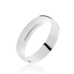 Histoire d'Or Alliance Irais Demi Jonc Classique Or Blanc* Bijoux Personnalisés|Bagues