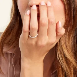 Hot Histoire d'Or Alliance Joshua Or Blanc Diamant