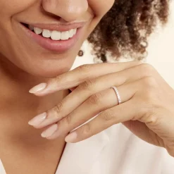 Histoire d'Or Alliance Julietta Or Blanc Oxyde De Zirconium* Bagues|Alliances