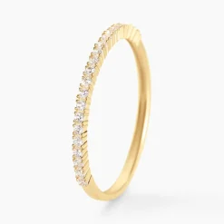 Discount Histoire d'Or Alliance Julietta Or Jaune Oxyde De Zirconium