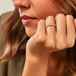 Discount Histoire d'Or Alliance Kanta Or Jaune Oxyde De Zirconium