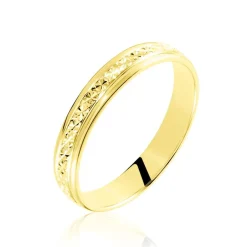 Histoire d'Or Alliance Laura Ruban Plat Or Jaune* Bijoux Personnalisés|Bagues