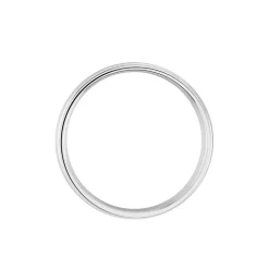 Histoire d'Or Alliance Marie-eva Ruban Plat Or Blanc* Bijoux Personnalisés|Bagues