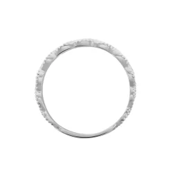 Histoire d'Or Alliance Marielle Ruban Plat Or Blanc* Bijoux Personnalisés|Bagues