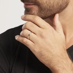 Histoire d'Or Alliance Marvin Demi Jonc Classique Or Bicolore* Bijoux Personnalisés|Bagues