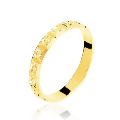 Best Histoire d'Or Alliance Marya Carree Diamantee Ruban Plat or jaune