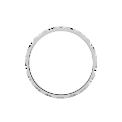 Histoire d'Or Alliance Marziale Ruban Plat Or Blanc* Bijoux Personnalisés|Bagues