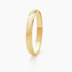 Histoire d'Or Alliance Massina Demi Jonc Classique Or Jaune* Bijoux Personnalisés|Bagues