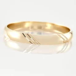 Histoire d'Or Alliance Massina Demi Jonc Classique Or Jaune* Bijoux Personnalisés|Bagues