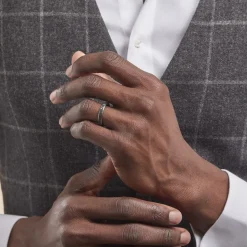 Discount Histoire d'Or Alliance Mattew Titane Blanc