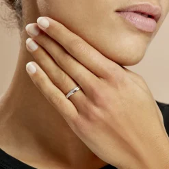 Histoire d'Or Alliance Maylisse Ruban Plat Or Bicolore* Bijoux Personnalisés|Bagues