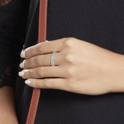 Histoire d'Or Alliance Mercure Or Blanc* Bijoux Personnalisés|Bagues