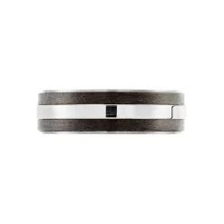 Discount Histoire d'Or Alliance Nathaell Ruban Plat Palladium Blanc