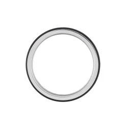 Histoire d'Or Alliance Nayhan Ruban Plat Titane Blanc* Bijoux Personnalisés|Bagues