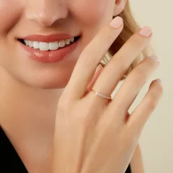 Discount Histoire d'Or Alliance Octavian Or Jaune Diamant Synthétique