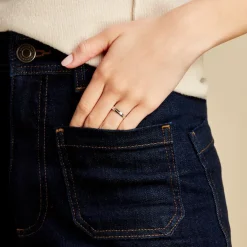 Histoire d'Or Alliance Or Bicolore Perle* Bijoux Personnalisés|Bagues