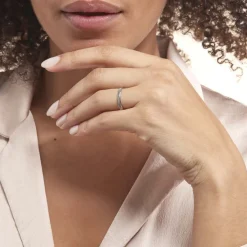 Histoire d'Or Alliance Or Blanc Stavina* Bijoux Personnalisés|Bagues